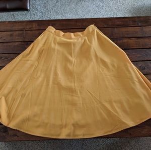 Yellow Modcloth skirt with pockets